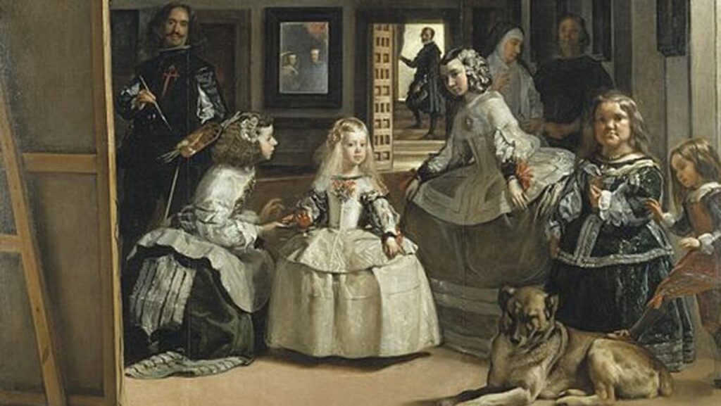 International painting Las Meninas by Diego Velázquez