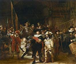 International paintings The Night Watch by Rembrandt van Rijn