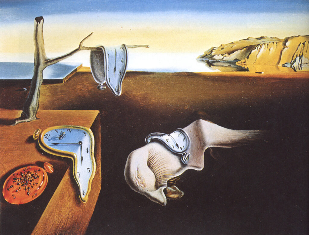 International paintings The Persistence of Memory by Salvador Dalí